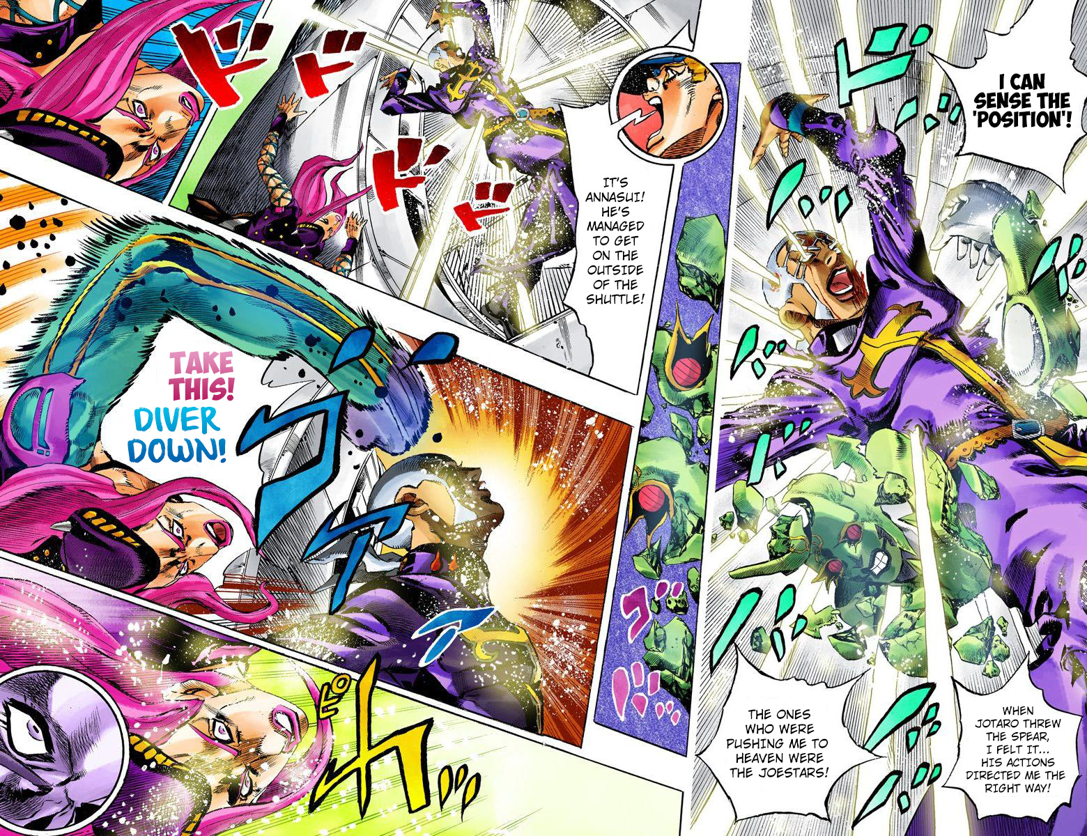 Jojo's Bizarre Adventure Part 5 - Vento Aureo - Vol.17 Chapter 148: C-Moon Part 8