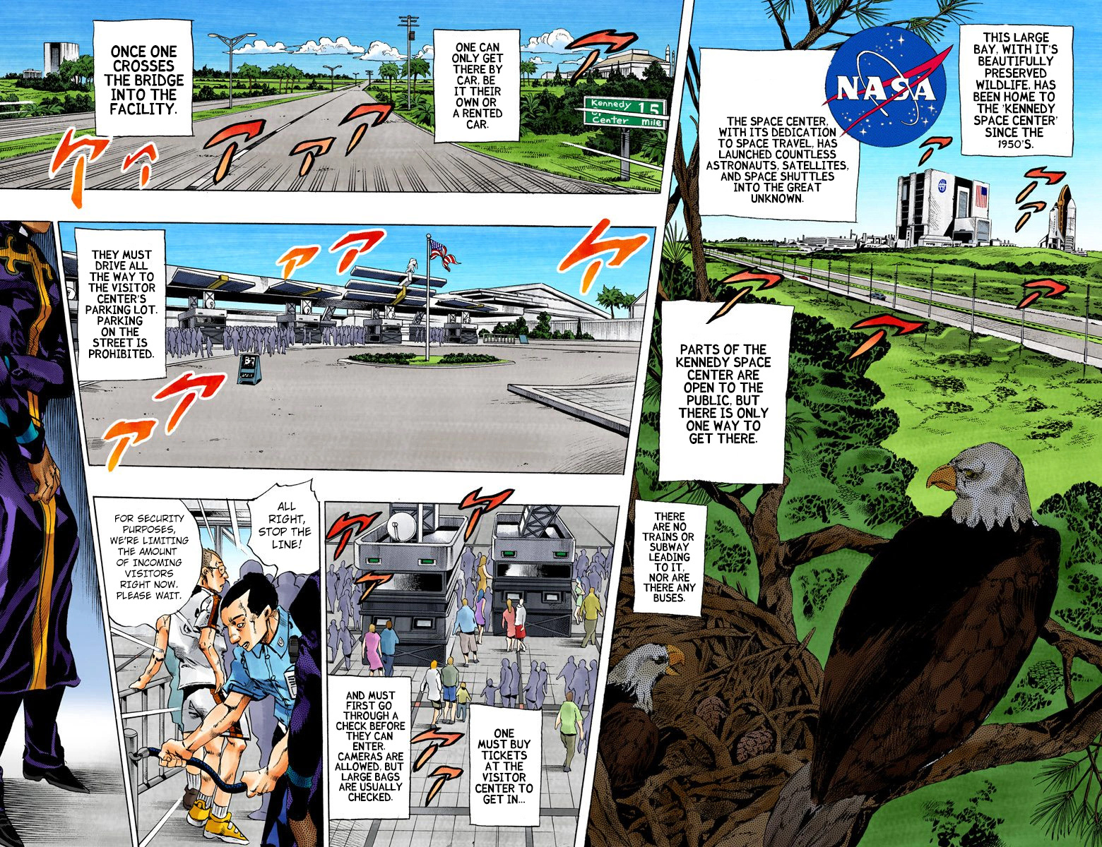 Jojo's Bizarre Adventure Part 5 - Vento Aureo - Vol.16 Chapter 138: At Cape Canaveral