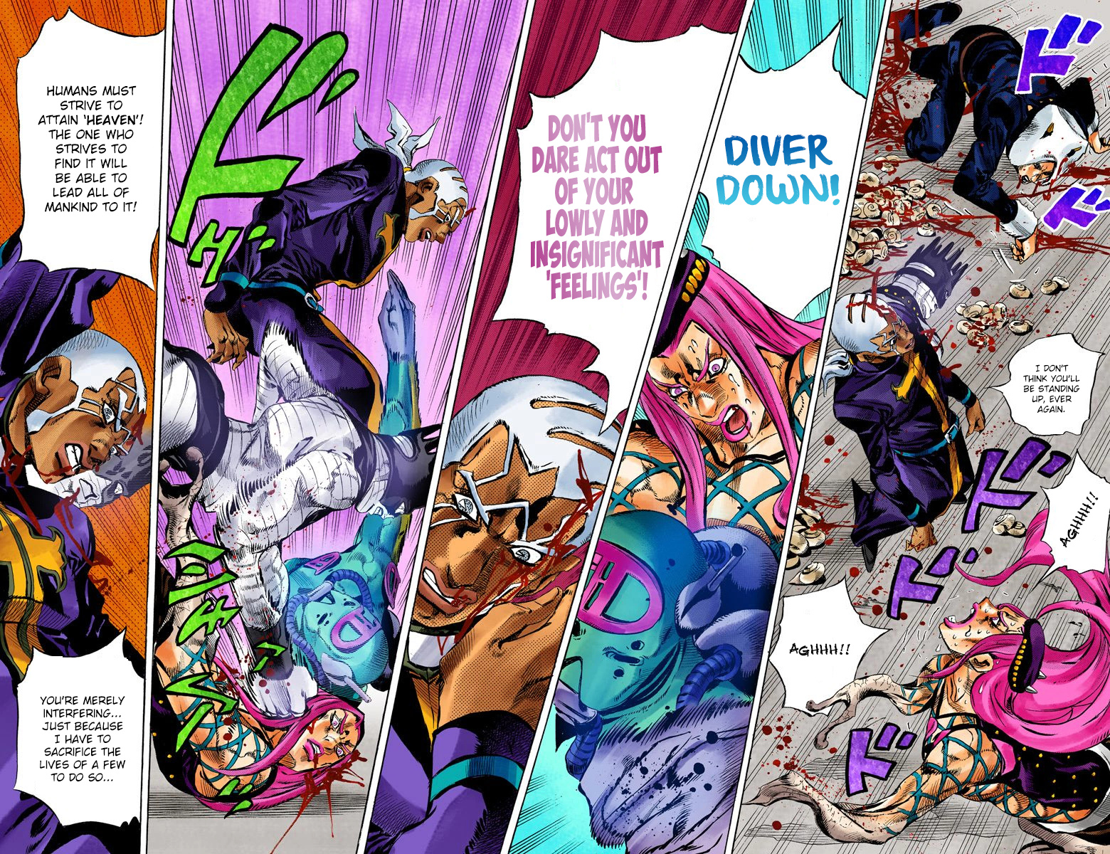 Jojo's Bizarre Adventure Part 5 - Vento Aureo - Vol.15 Chapter 135: Heavy Weather Part 11