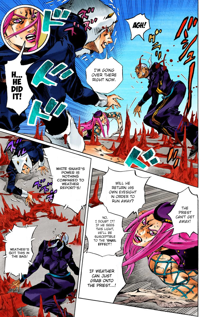 Jojo's Bizarre Adventure Part 5 - Vento Aureo - Vol.15 Chapter 135: Heavy Weather Part 11