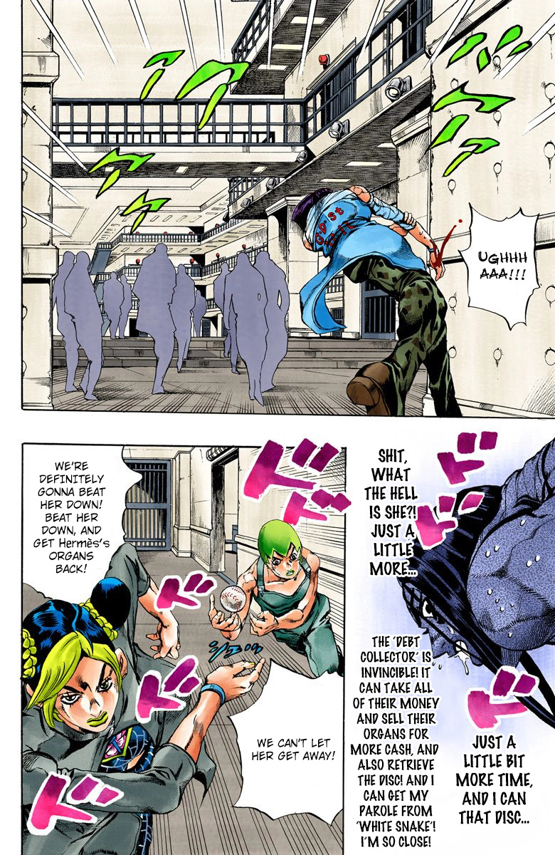 Jojo's Bizarre Adventure Part 5 - Vento Aureo - Vol.5 Chapter 38: Debt Collector Marilyn Manson Part 5