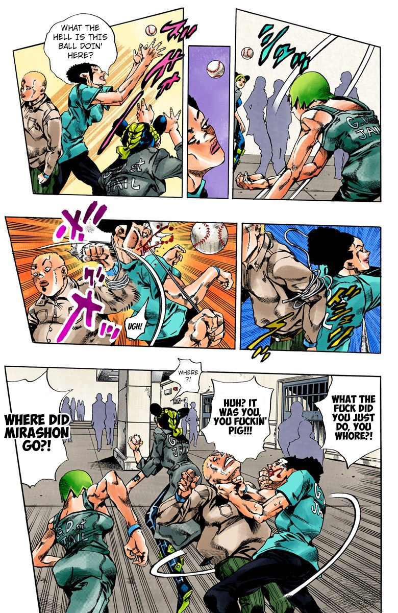 Jojo's Bizarre Adventure Part 5 - Vento Aureo - Vol.5 Chapter 38: Debt Collector Marilyn Manson Part 5