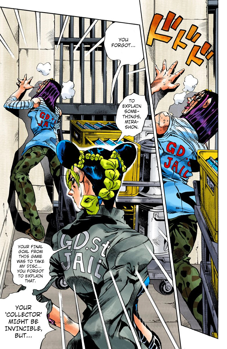 Jojo's Bizarre Adventure Part 5 - Vento Aureo - Vol.5 Chapter 38: Debt Collector Marilyn Manson Part 5