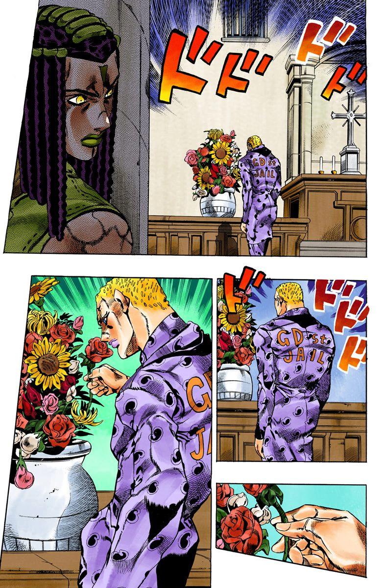 Jojo's Bizarre Adventure Part 5 - Vento Aureo - Vol.6 Chapter 51: The Kiss Of Love And Revenge Part 1