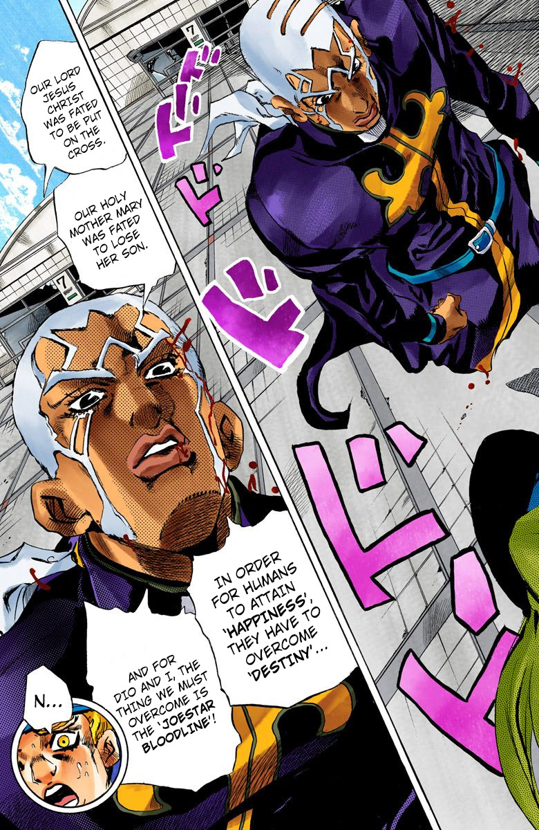 Jojo's Bizarre Adventure Part 5 - Vento Aureo - Vol.16 Chapter 143: C-Moon Part 3