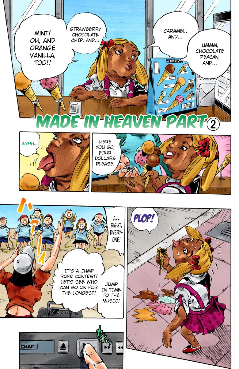 Jojo's Bizarre Adventure Part 5 - Vento Aureo - Vol.17 Chapter 150: Made In Heaven Part 2