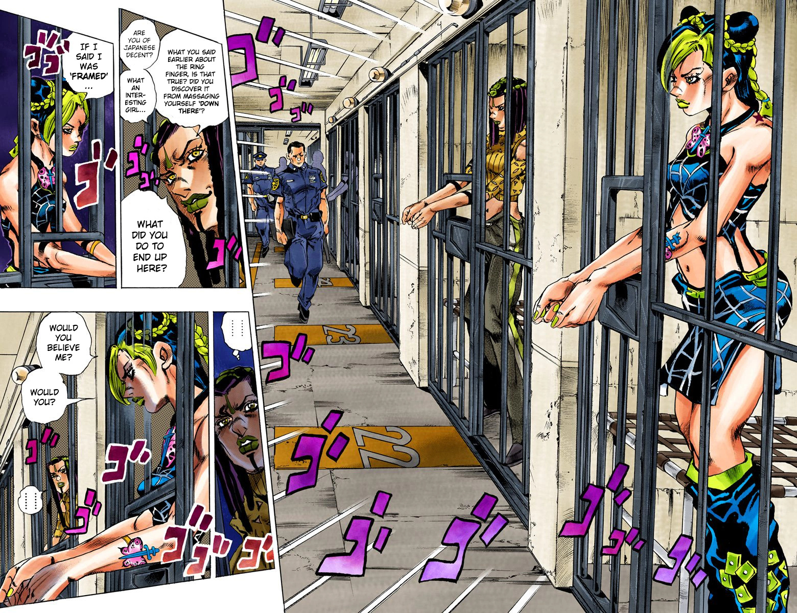 Jojo's Bizarre Adventure Part 5 - Vento Aureo - Vol.1 Chapter 1: Stone Ocean Part 1