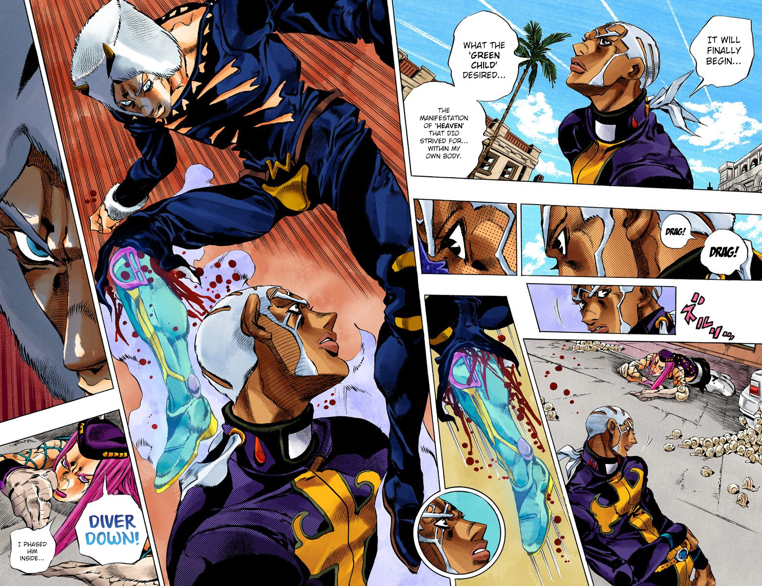 Jojo's Bizarre Adventure Part 5 - Vento Aureo - Vol.15 Chapter 134: Heavy Weather Part 10