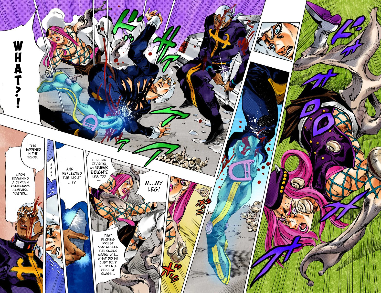 Jojo's Bizarre Adventure Part 5 - Vento Aureo - Vol.15 Chapter 134: Heavy Weather Part 10