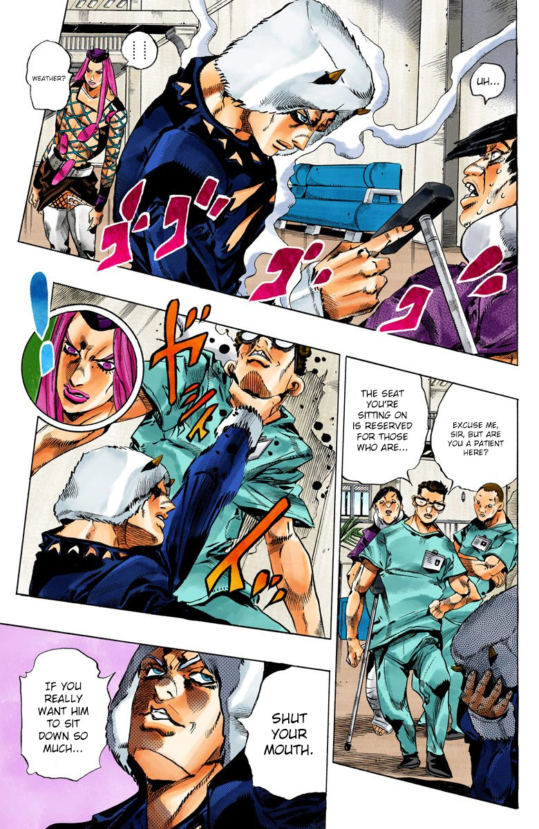 Jojo's Bizarre Adventure Part 5 - Vento Aureo - Vol.14 Chapter 125: Heavy Weather Part 1