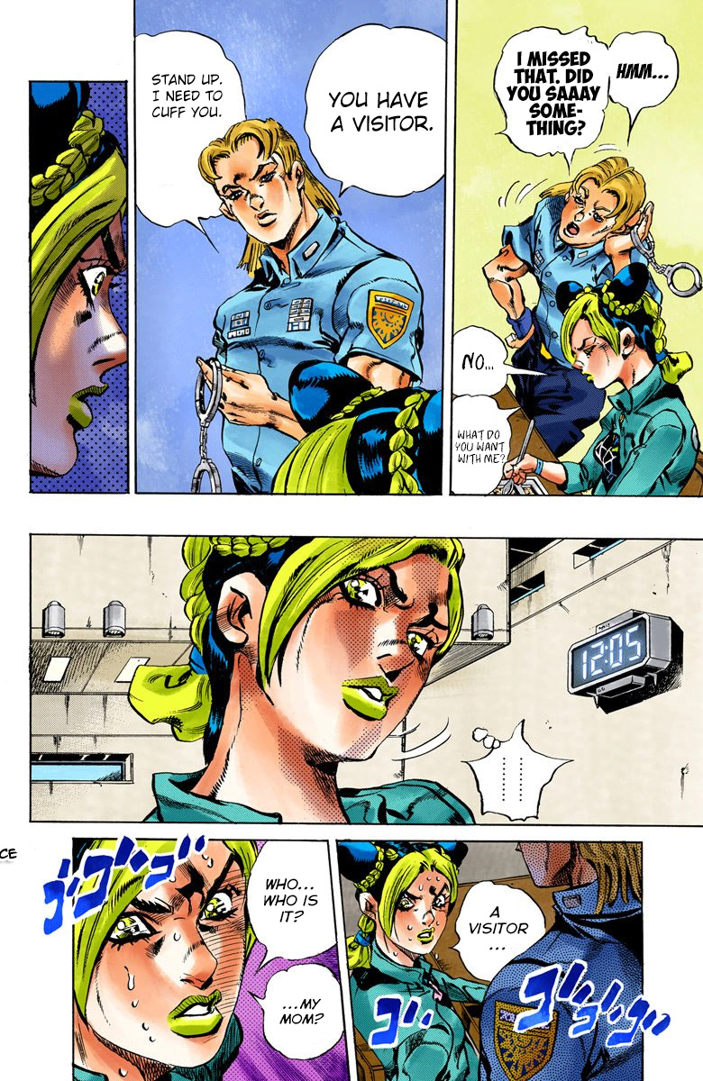 Jojo's Bizarre Adventure Part 5 - Vento Aureo - Vol.2 Chapter 11: The Visitor Part 1