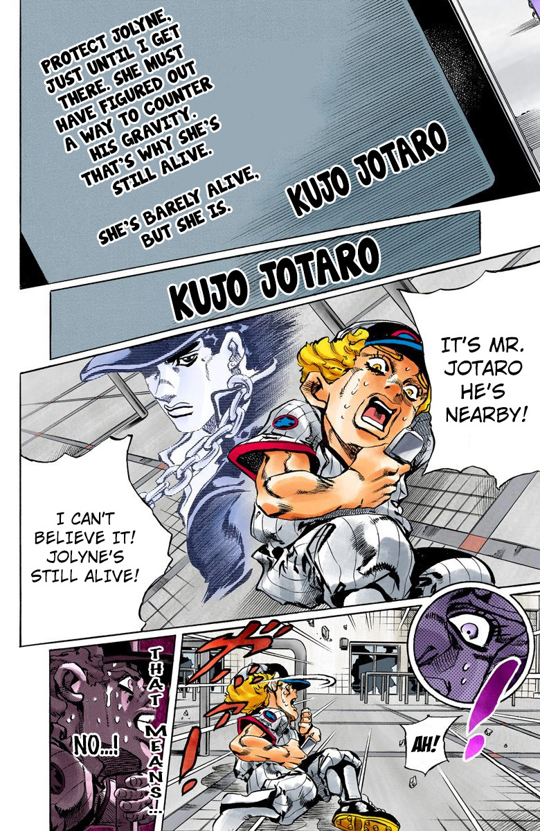 Jojo's Bizarre Adventure Part 5 - Vento Aureo - Vol.16 Chapter 144: C-Moon Part 4