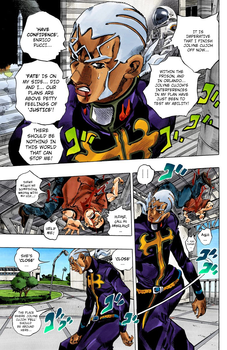 Jojo's Bizarre Adventure Part 5 - Vento Aureo - Vol.16 Chapter 145: C-Moon Part 5