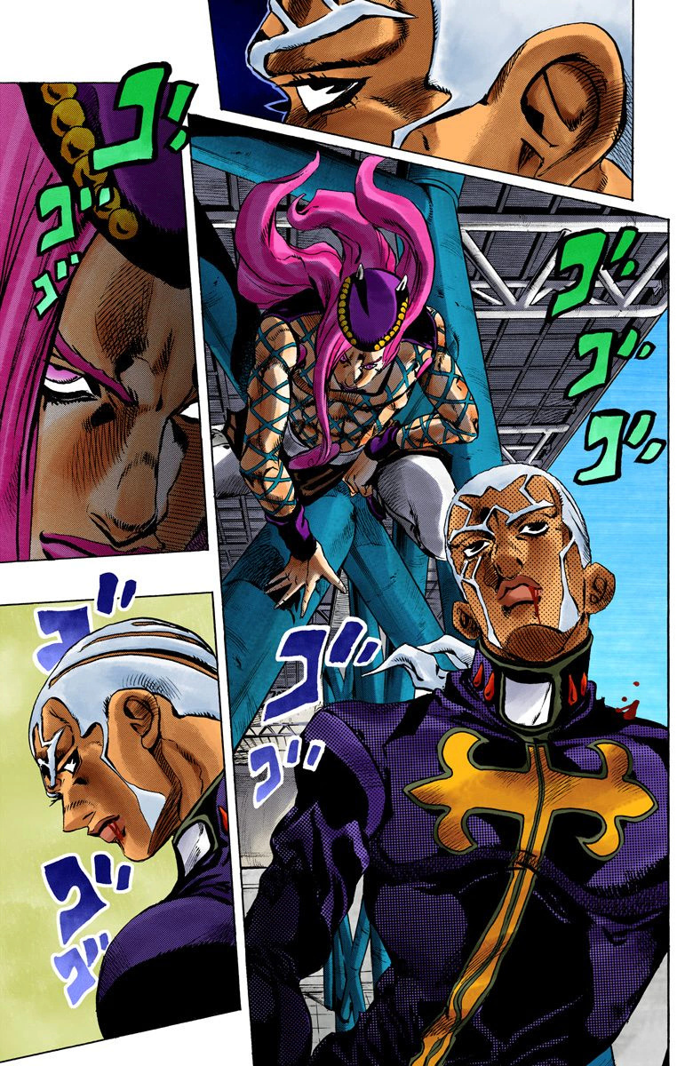 Jojo's Bizarre Adventure Part 5 - Vento Aureo - Vol.16 Chapter 145: C-Moon Part 5