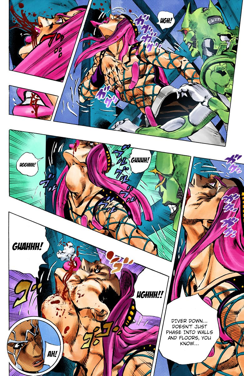 Jojo's Bizarre Adventure Part 5 - Vento Aureo - Vol.16 Chapter 145: C-Moon Part 5