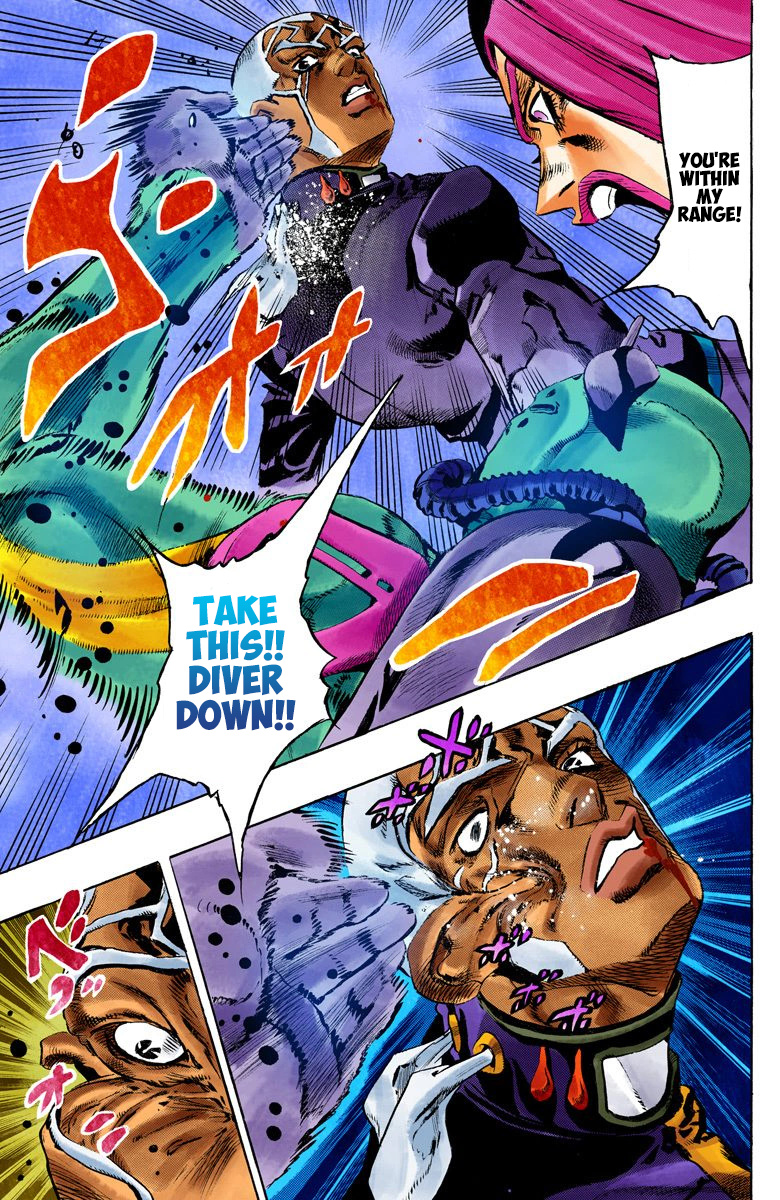 Jojo's Bizarre Adventure Part 5 - Vento Aureo - Vol.16 Chapter 145: C-Moon Part 5