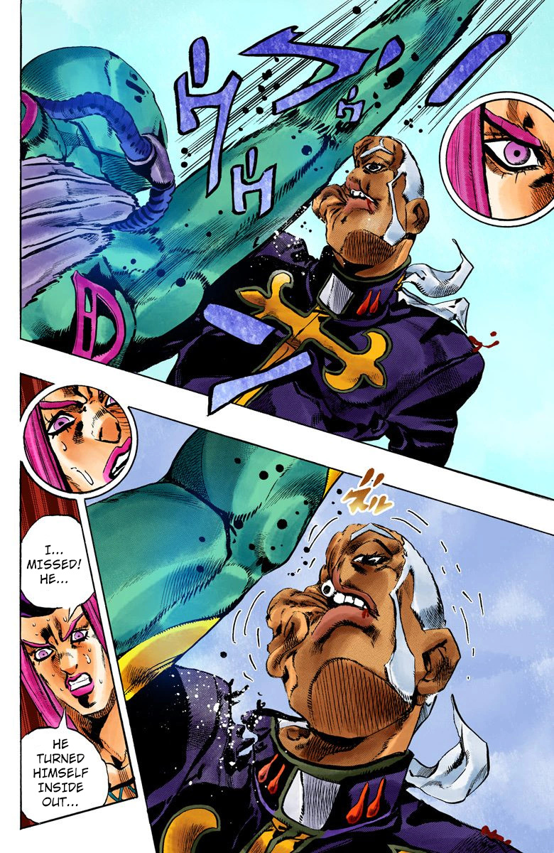 Jojo's Bizarre Adventure Part 5 - Vento Aureo - Vol.16 Chapter 145: C-Moon Part 5