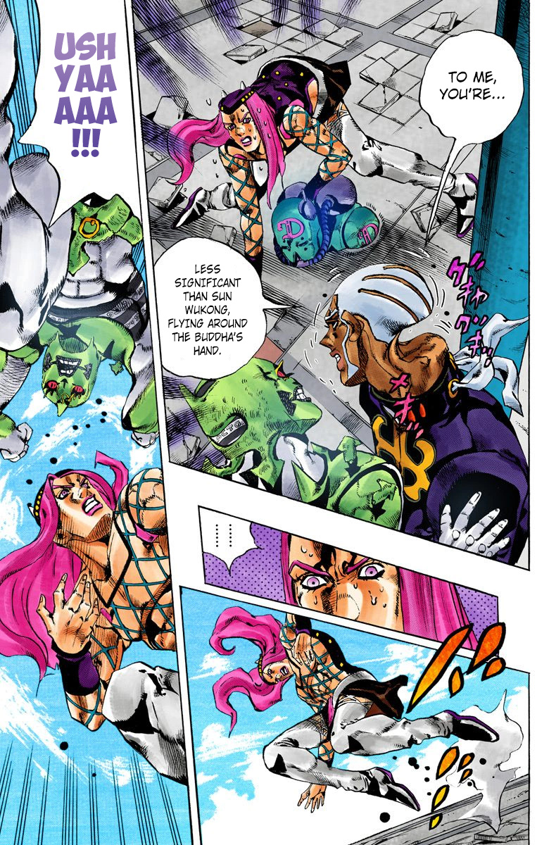 Jojo's Bizarre Adventure Part 5 - Vento Aureo - Vol.16 Chapter 145: C-Moon Part 5