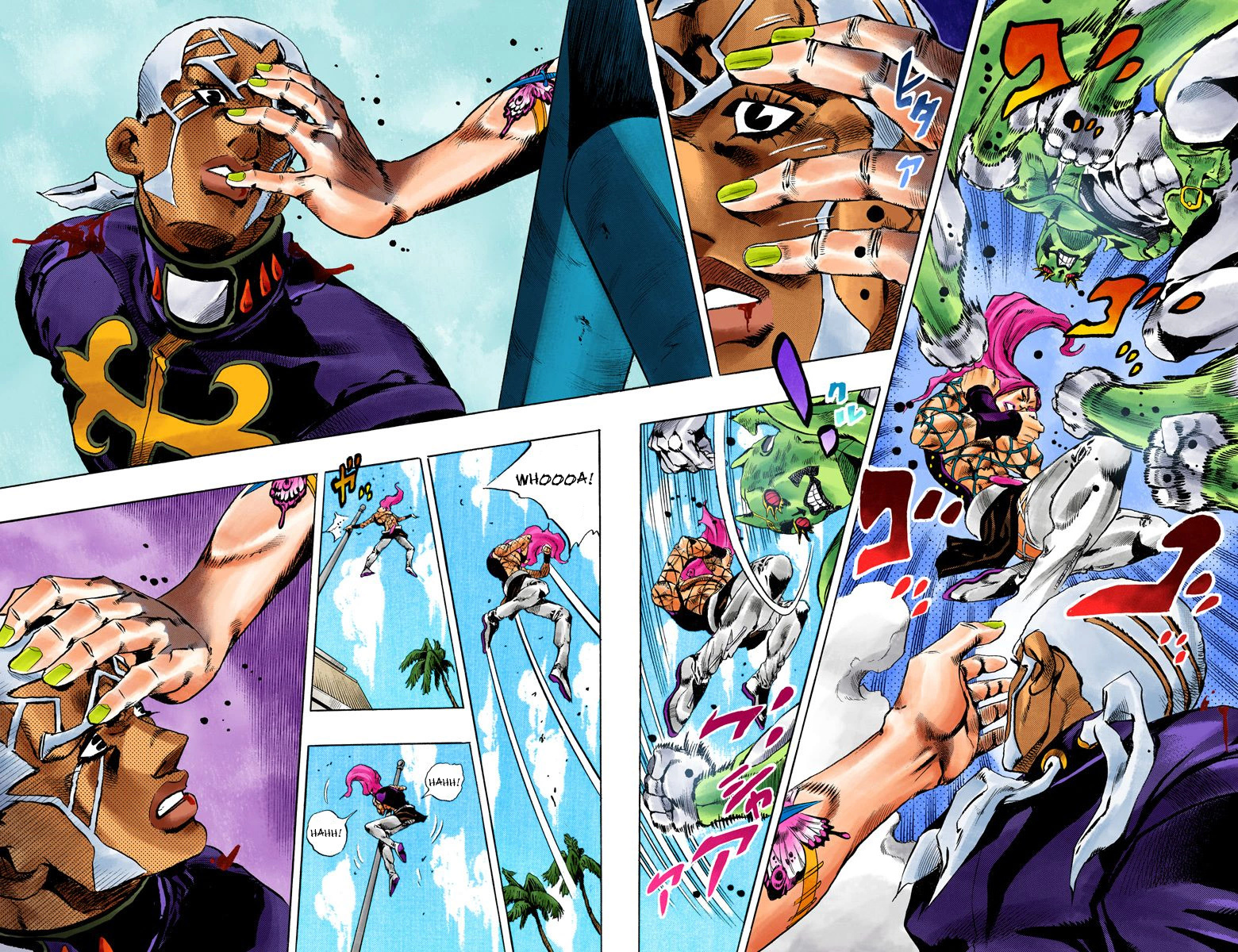 Jojo's Bizarre Adventure Part 5 - Vento Aureo - Vol.16 Chapter 145: C-Moon Part 5