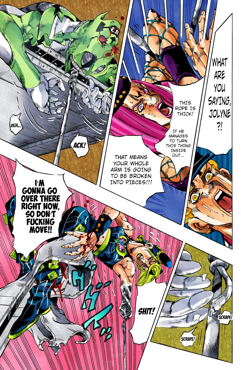 Jojo's Bizarre Adventure Part 5 - Vento Aureo - Vol.16 Chapter 142: C-Moon Part 2