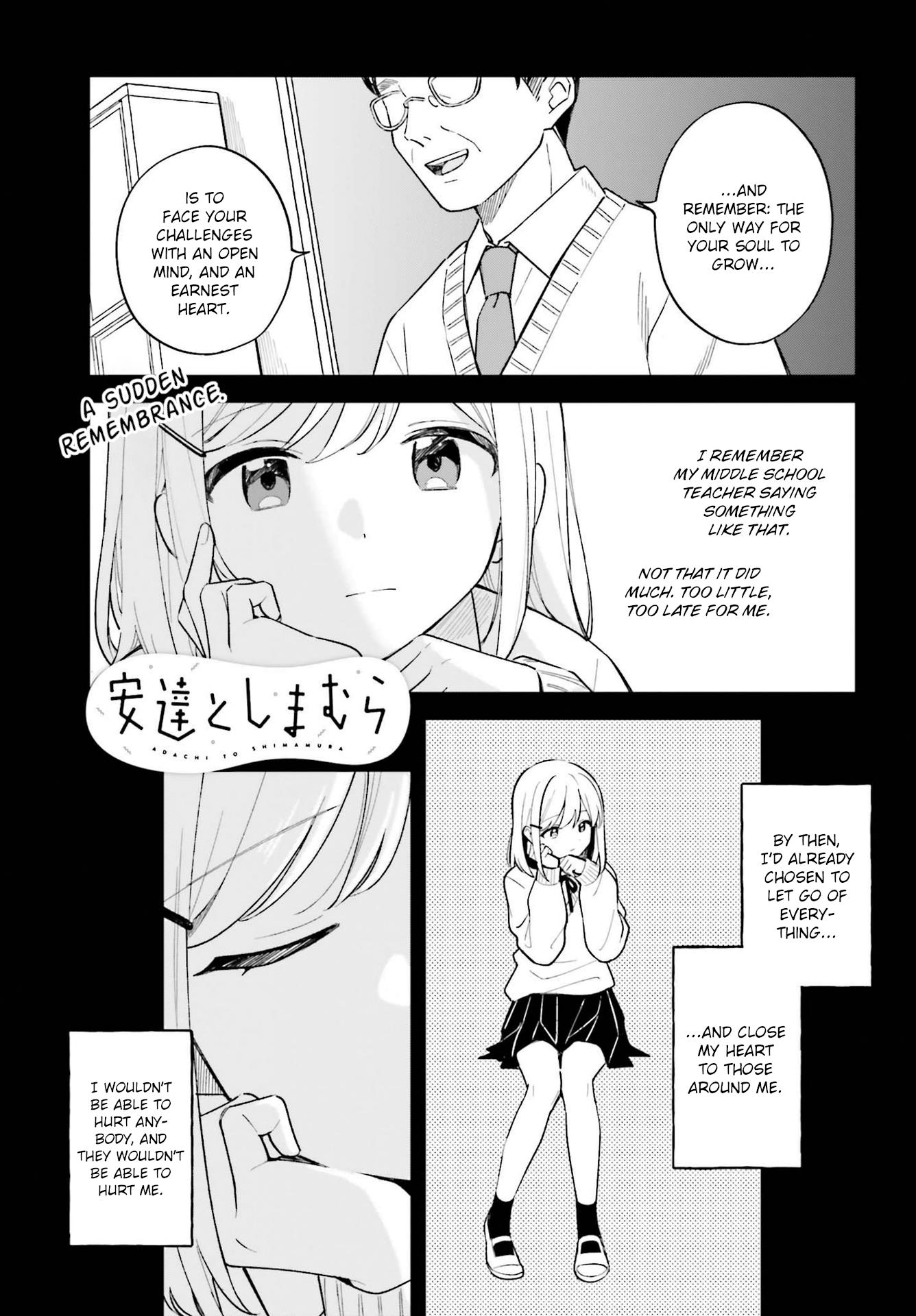 Adachi To Shimamura - Chapter 31: Bittersweet Memories 1