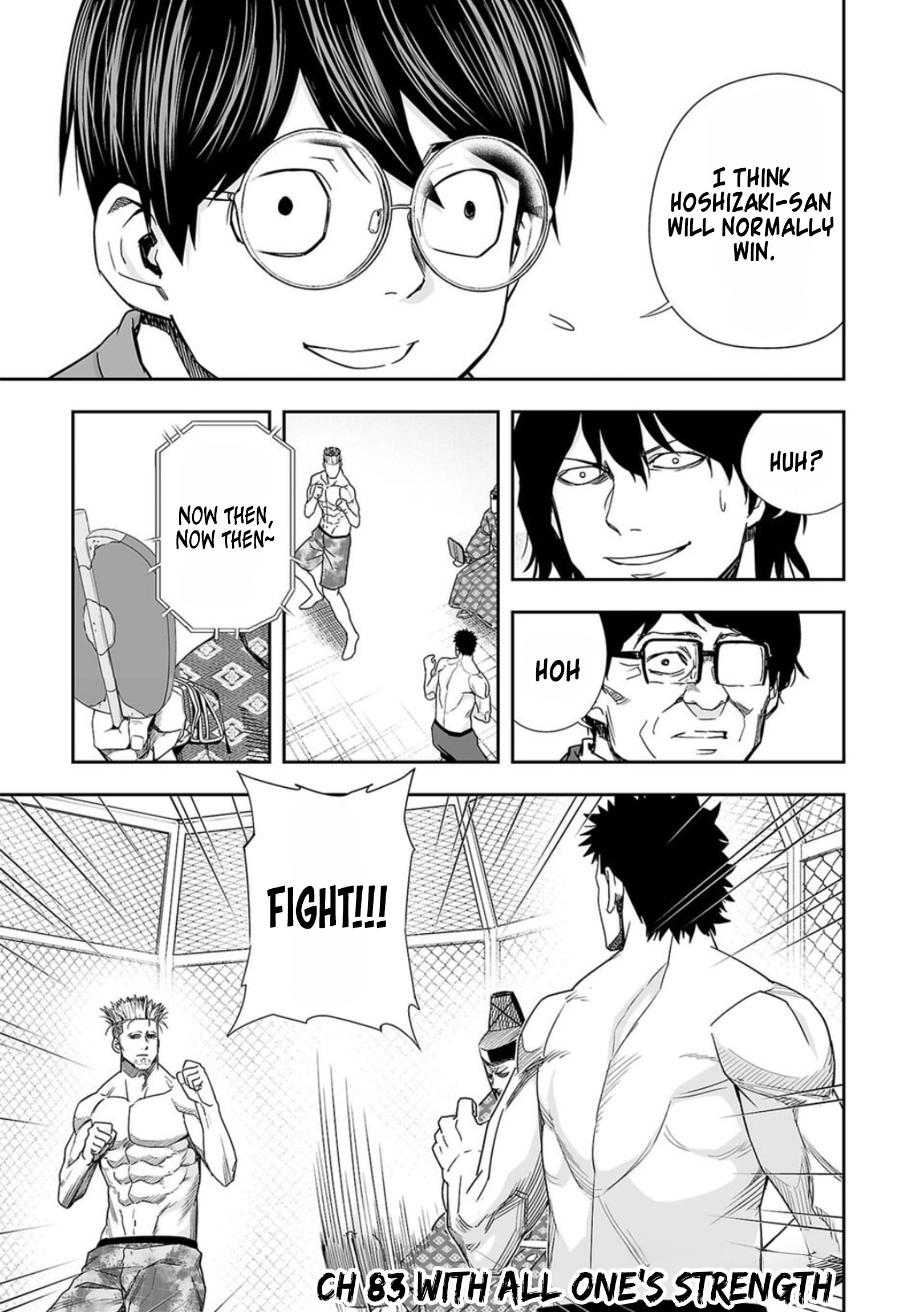 Tsuyoshi - Vol.8 Chapter 83: With All One's Strength