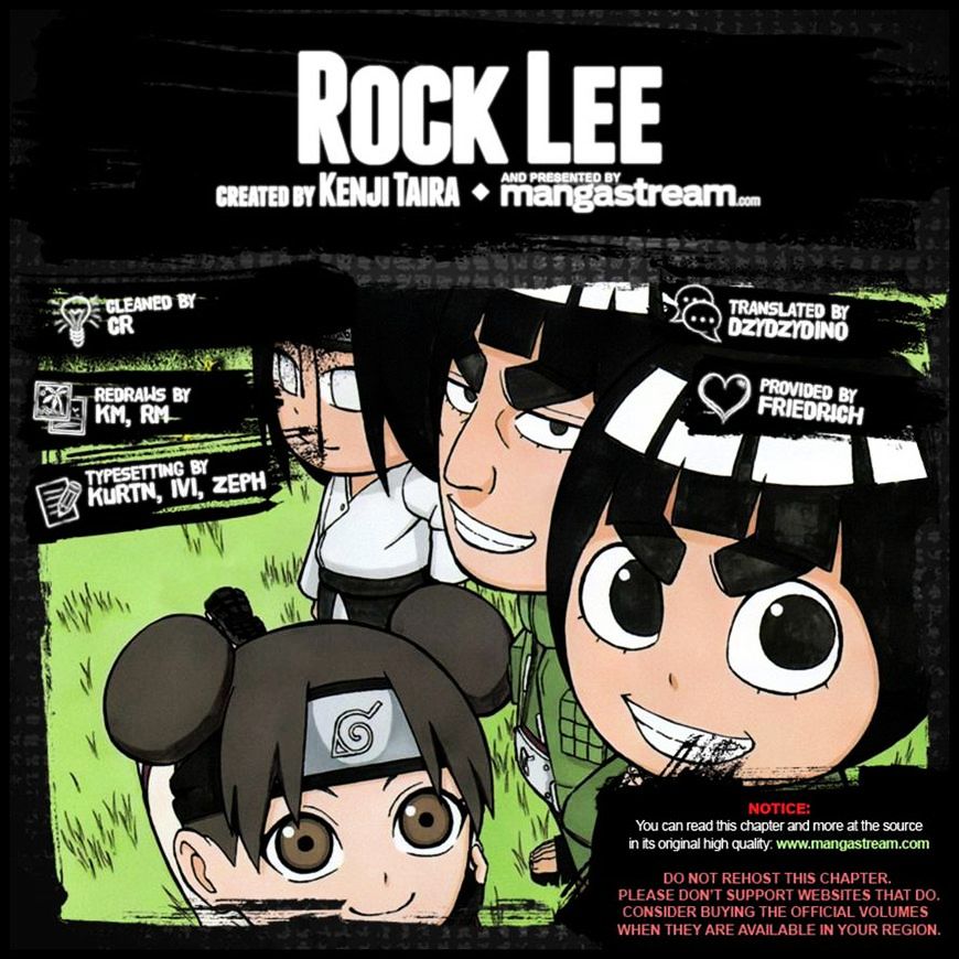 Rock Lee No Seishun Full-Power Ninden - Chapter 39