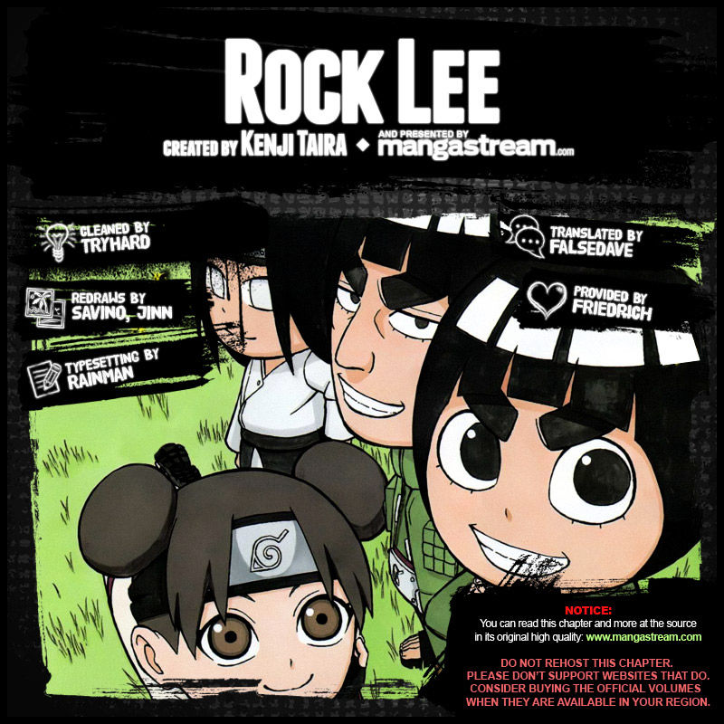 Rock Lee No Seishun Full-Power Ninden - Chapter 30 : Honey, I Shrunk Rock Lee!