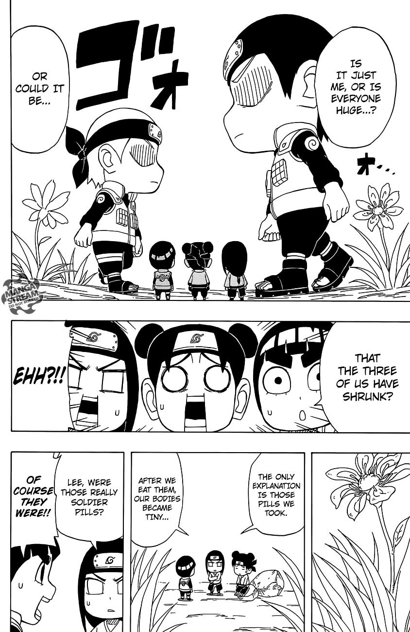 Rock Lee No Seishun Full-Power Ninden - Chapter 30 : Honey, I Shrunk Rock Lee!