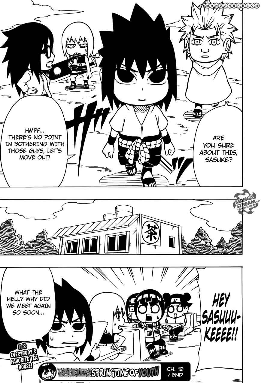 Rock Lee No Seishun Full-Power Ninden - Chapter 19