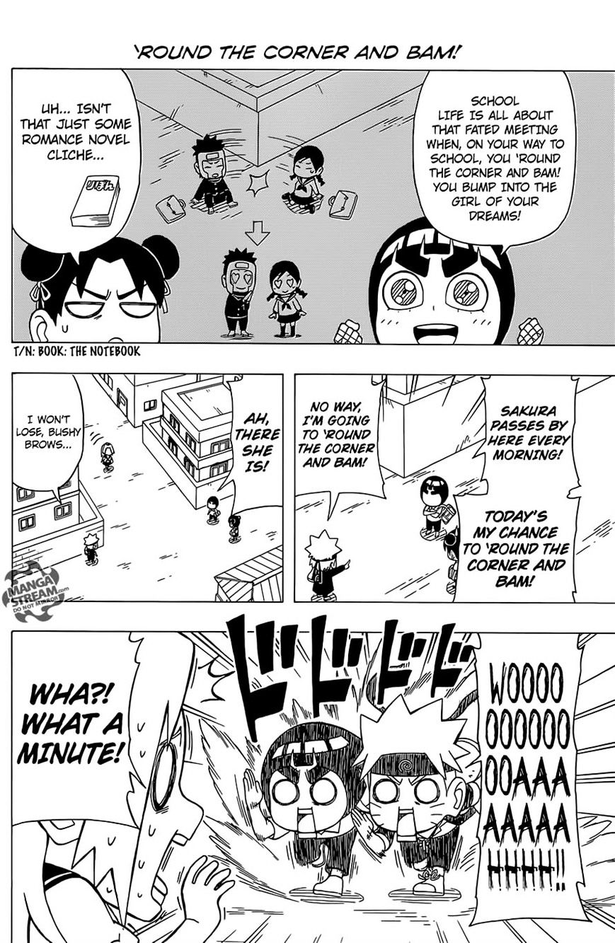 Rock Lee No Seishun Full-Power Ninden - Chapter 32 : Konoha Academy