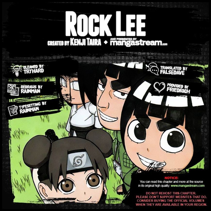 Rock Lee No Seishun Full-Power Ninden - Chapter 32 : Konoha Academy