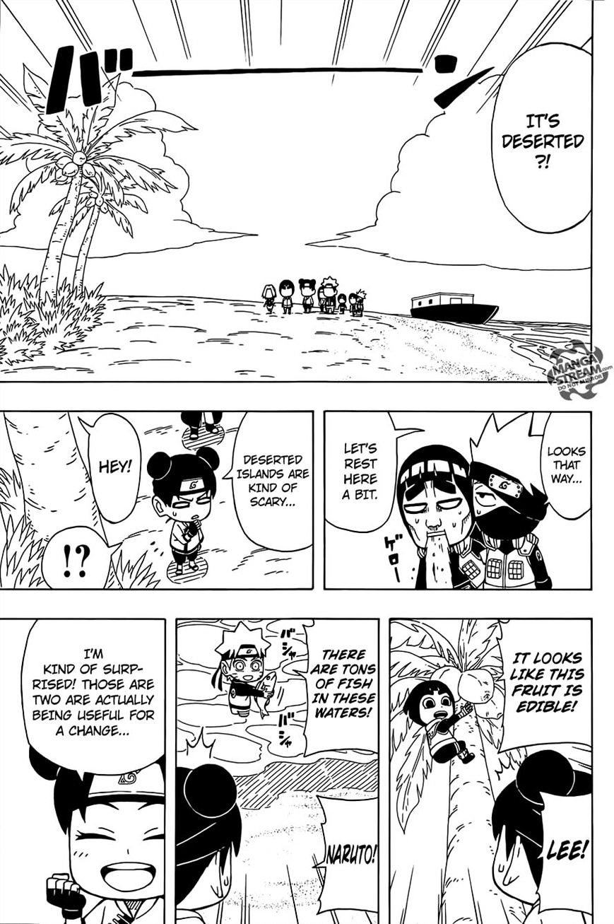 Rock Lee No Seishun Full-Power Ninden - Chapter 28 : Paradise In The South Seas!