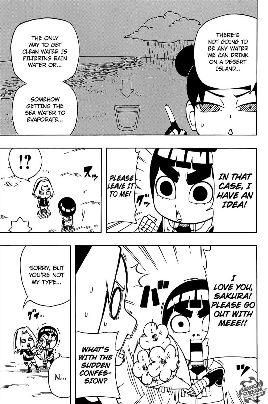 Rock Lee No Seishun Full-Power Ninden - Chapter 28 : Paradise In The South Seas!