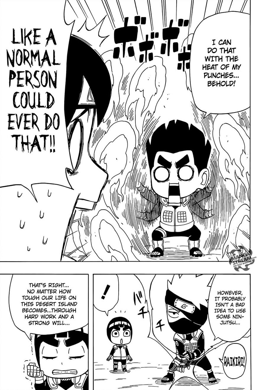 Rock Lee No Seishun Full-Power Ninden - Chapter 28 : Paradise In The South Seas!