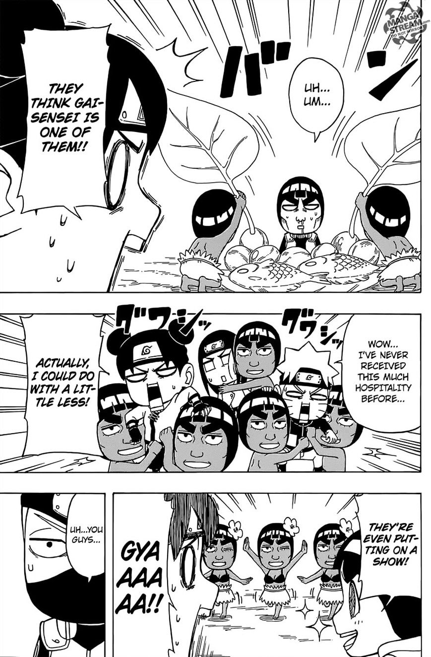 Rock Lee No Seishun Full-Power Ninden - Chapter 28 : Paradise In The South Seas!