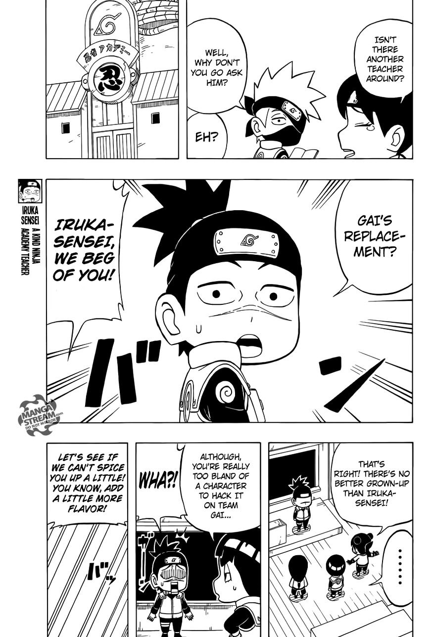 Rock Lee No Seishun Full-Power Ninden - Chapter 36 : Adults!!