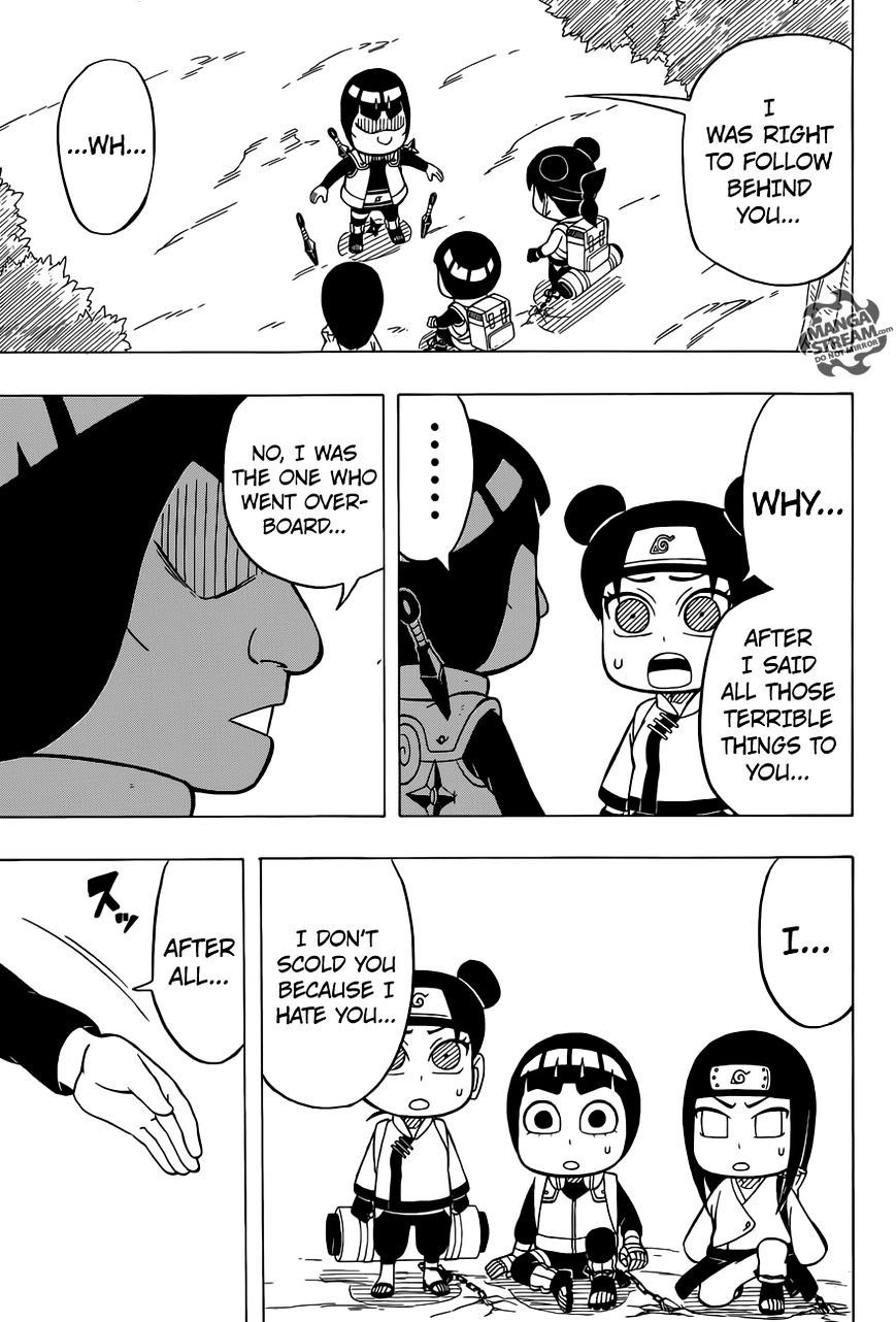 Rock Lee No Seishun Full-Power Ninden - Chapter 36 : Adults!!