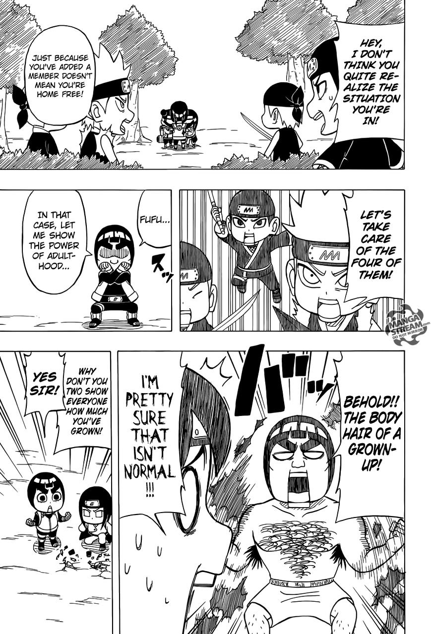 Rock Lee No Seishun Full-Power Ninden - Chapter 36 : Adults!!