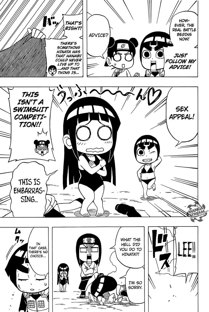 Rock Lee No Seishun Full-Power Ninden - Chapter 34 : Hyuuga Hinata Vs. Hyuuga Hanabi!!