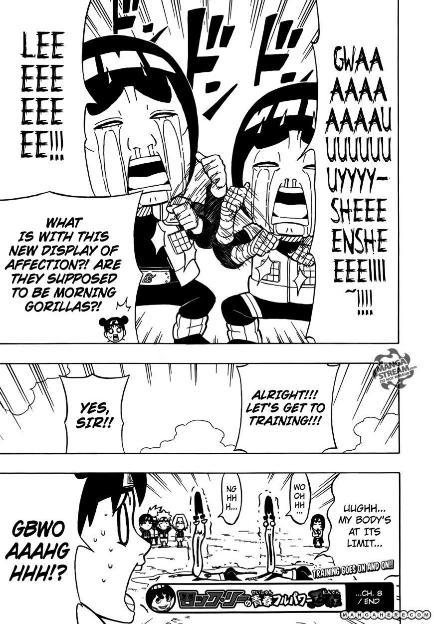 Rock Lee No Seishun Full-Power Ninden - Chapter 8