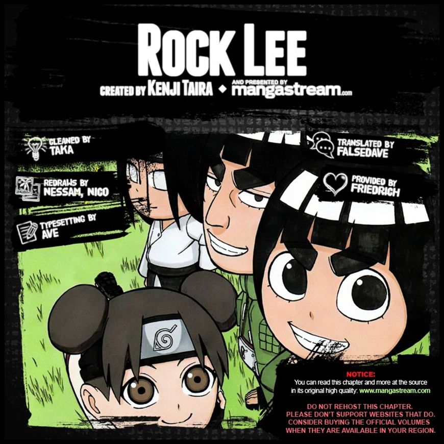 Rock Lee No Seishun Full-Power Ninden - Chapter 35 : Legedary Ninja!