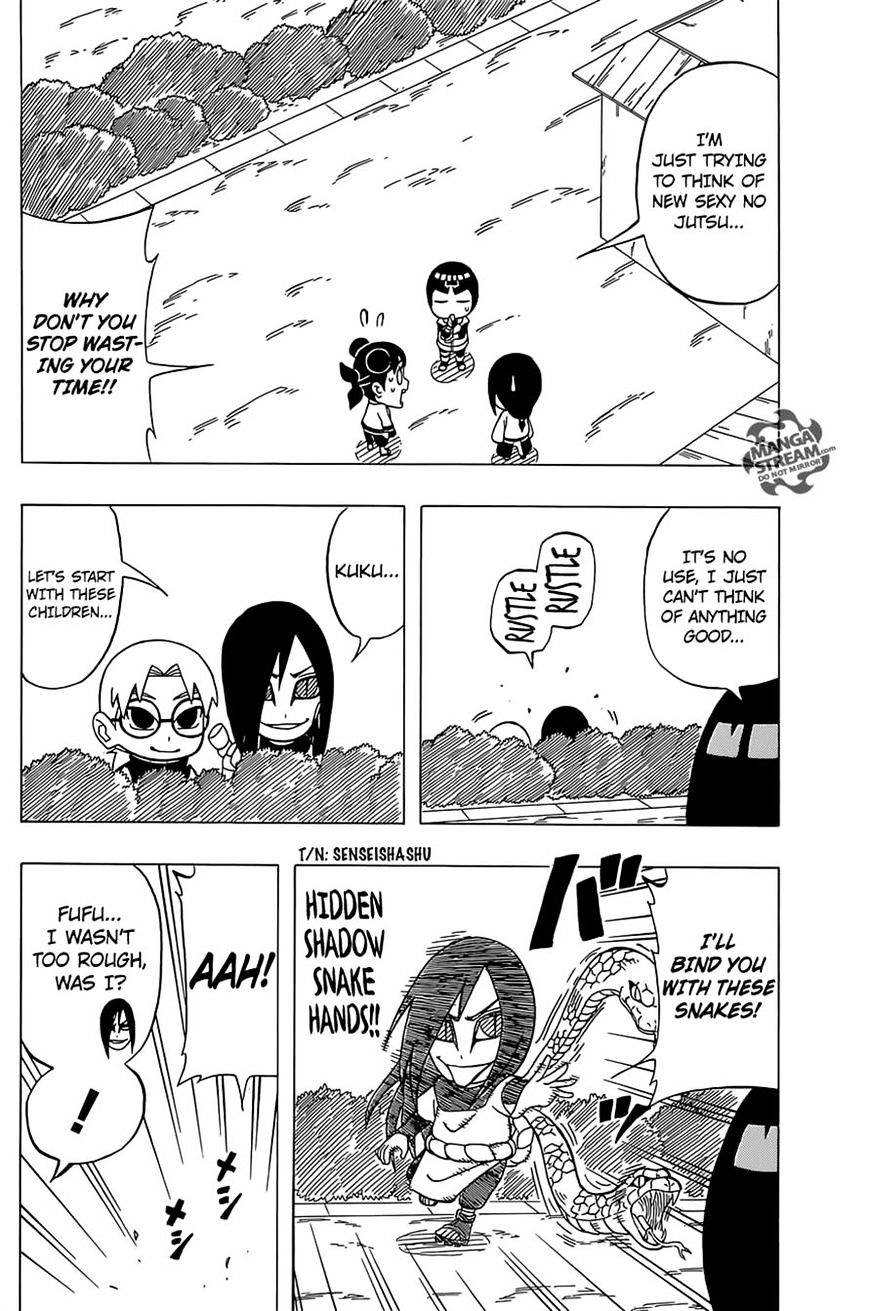 Rock Lee No Seishun Full-Power Ninden - Chapter 31 : Orochimaru S Ambition