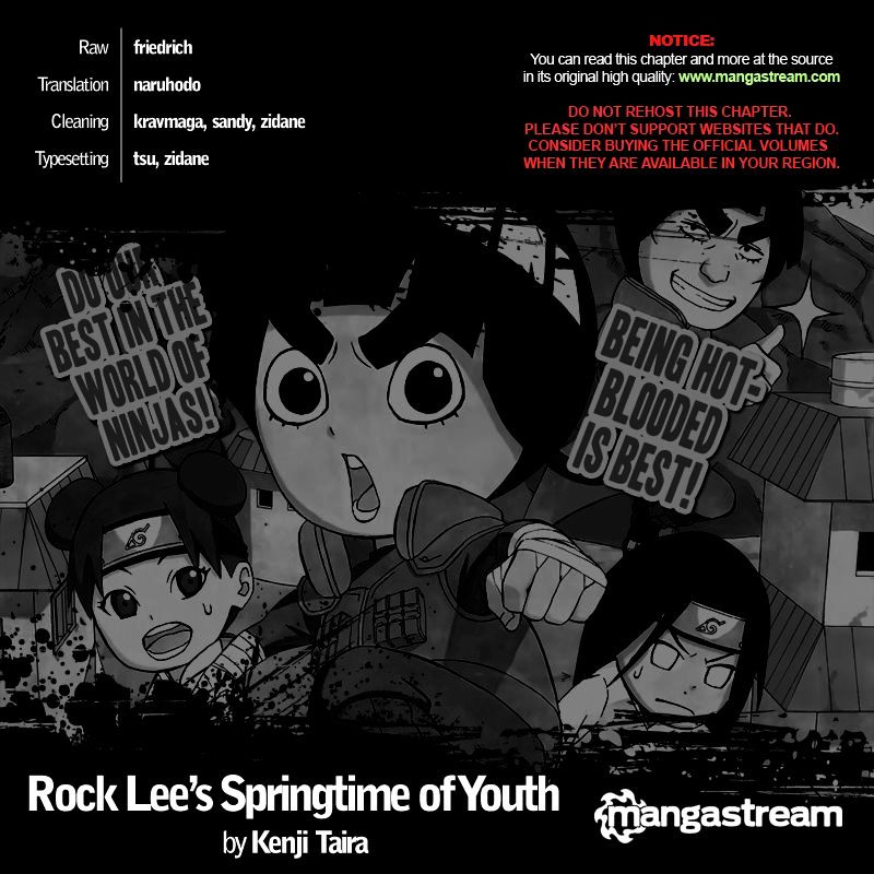 Rock Lee No Seishun Full-Power Ninden - Chapter 5.5 : Fixed