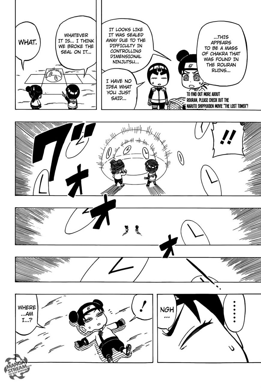 Rock Lee No Seishun Full-Power Ninden - Chapter 37 : Time Warp!!