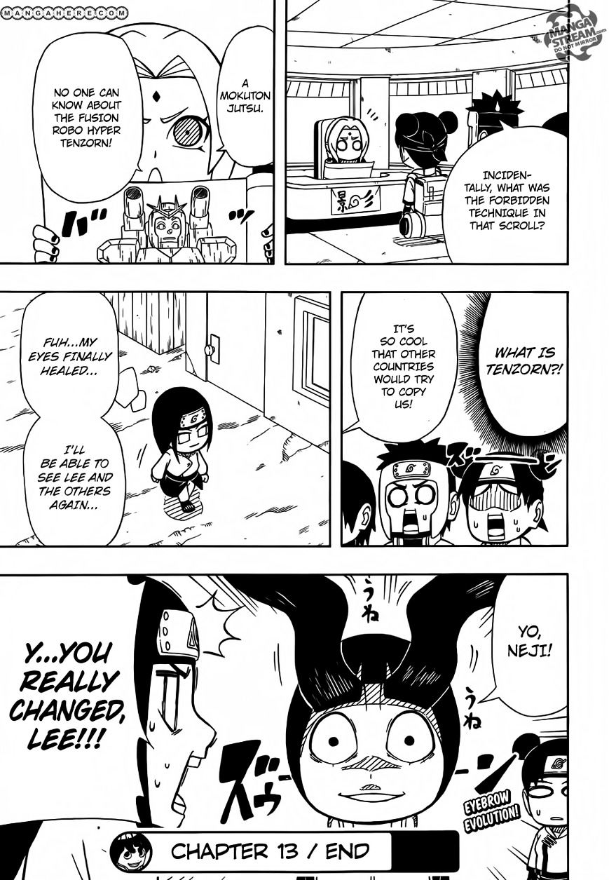 Rock Lee No Seishun Full-Power Ninden - Chapter 13