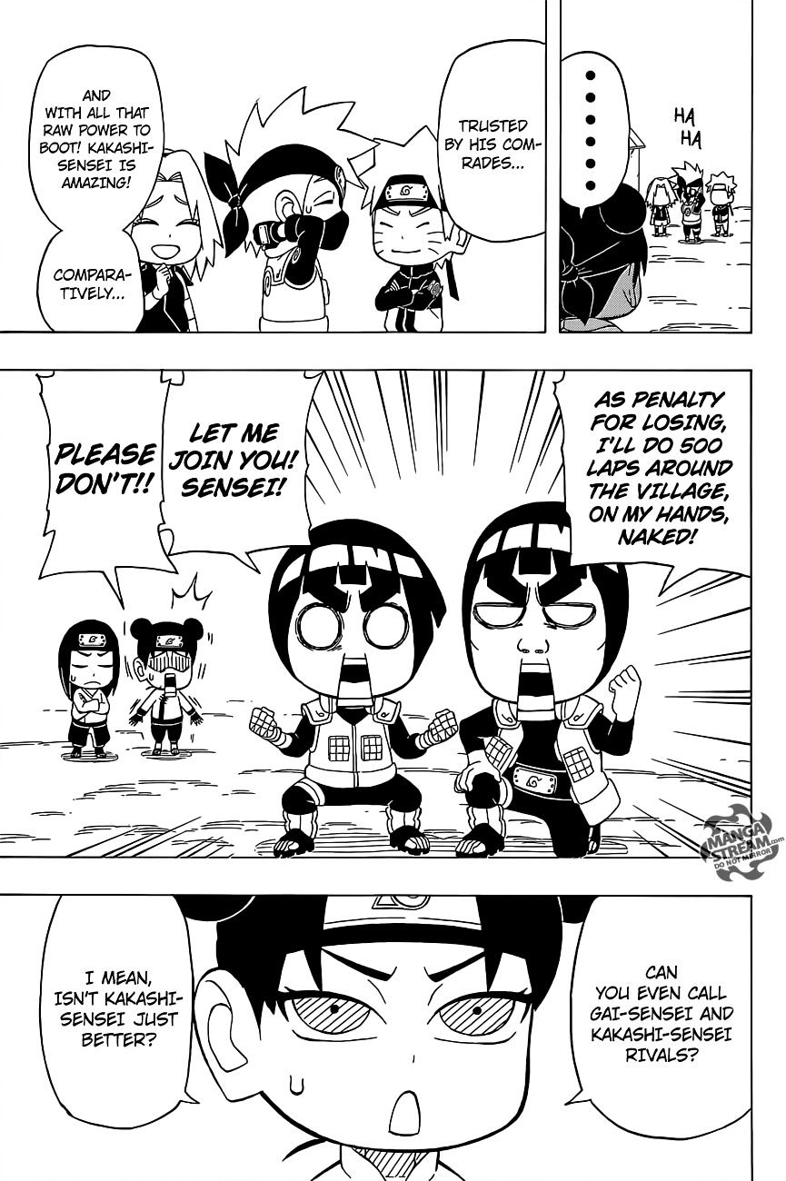 Rock Lee No Seishun Full-Power Ninden - Chapter 29 : Maito Gai Versus Hatake Kakashi