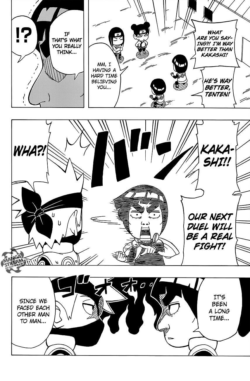 Rock Lee No Seishun Full-Power Ninden - Chapter 29 : Maito Gai Versus Hatake Kakashi