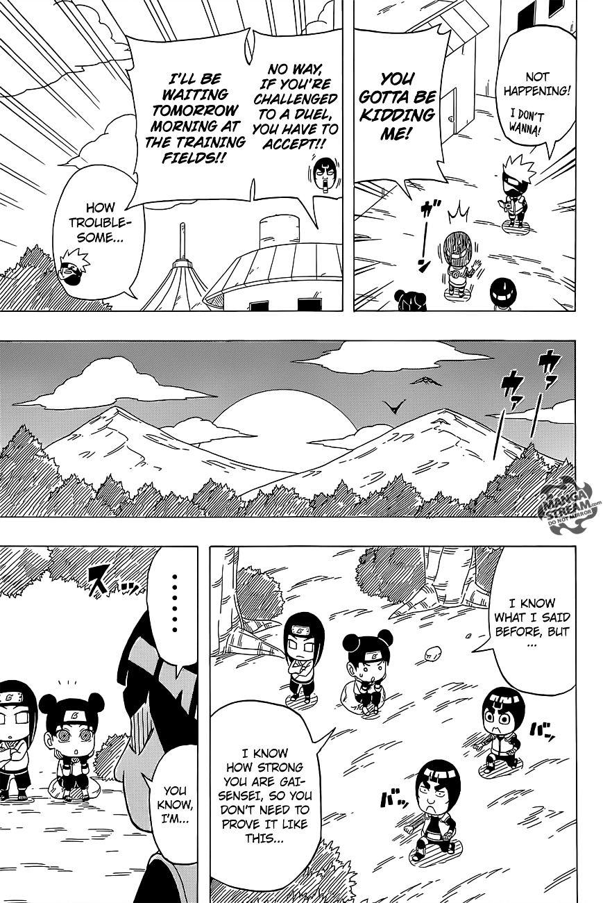 Rock Lee No Seishun Full-Power Ninden - Chapter 29 : Maito Gai Versus Hatake Kakashi