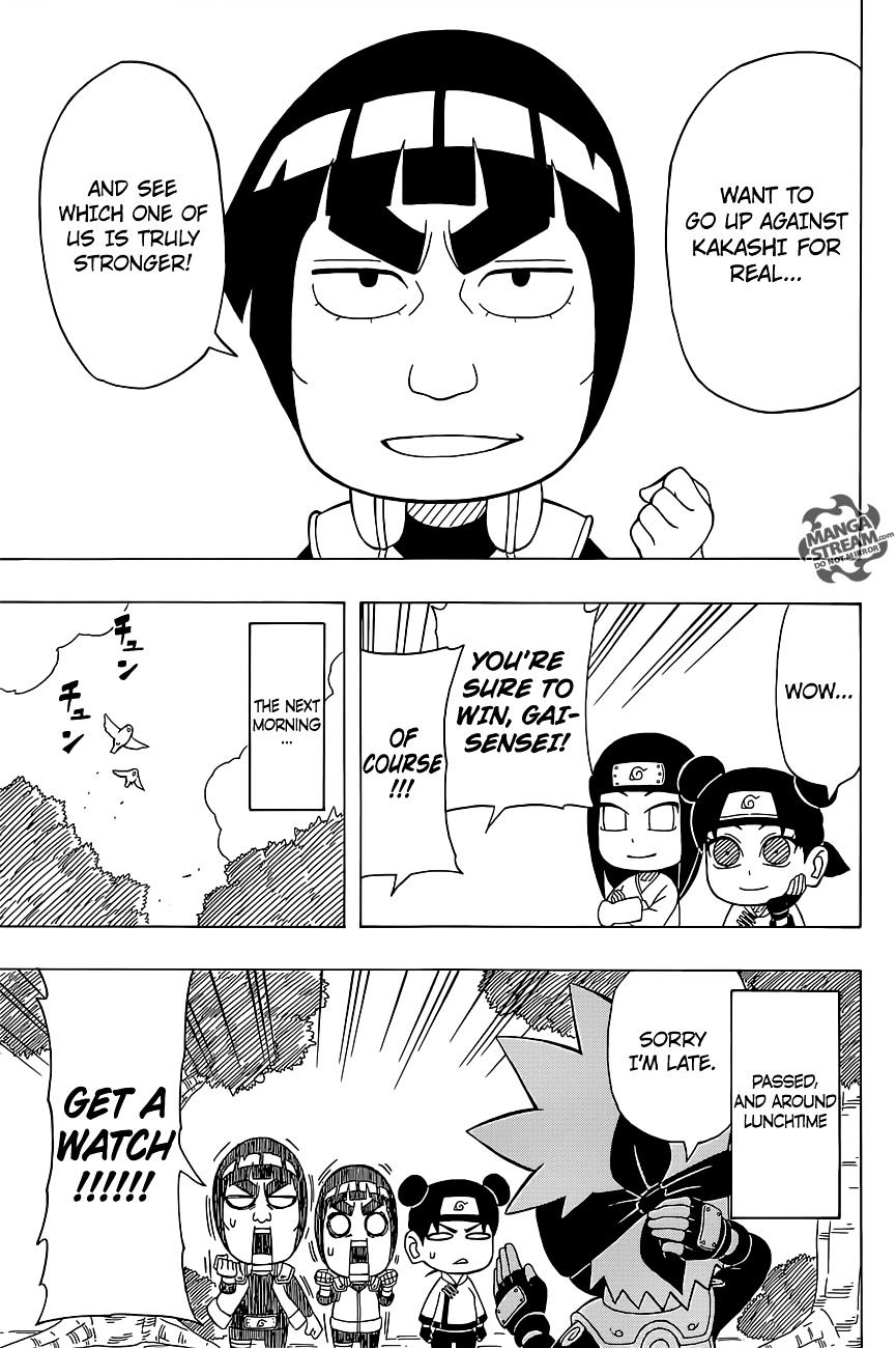 Rock Lee No Seishun Full-Power Ninden - Chapter 29 : Maito Gai Versus Hatake Kakashi